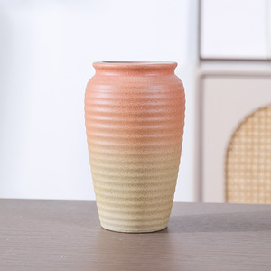 Vintage Rustic Light Luxury Wabi Sabi Style Ceramic Vase With Premium Feel for Living Room Fresh <b>Flower</b> <b>Display</b> Decoration - Product Image 3