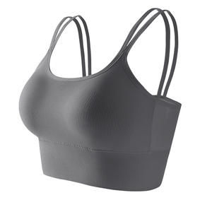Meilleure vente d'usine : <span class=keywords><strong>Soutien</strong></span>-<span class=keywords><strong>gorge</strong></span> de <span class=keywords><strong>sport</strong></span> sans couture, à fort impact, push-up et respirant pour femme - Product Image 5