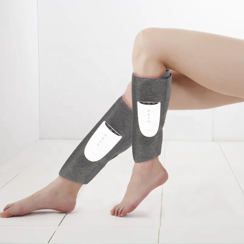 Stokta kablosuz akülü taşınabilir çok fonksiyonlu hava sıkıştırma ayak masaj aleti buzağı sarar EMS kan dolaşımı ayak masaj aleti