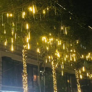 Ventes directes d'usine <span class=keywords><strong>LED</strong></span> Meteor Tree Lights 50cm 8 guirlandes lumineuses double face <span class=keywords><strong>Tube</strong></span> néon extérieur décoratif IP65 PVC - Product Image 3