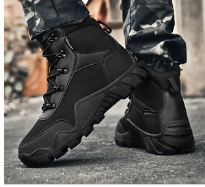 DF33 AS33 Botas Deportivas para Senderismo y Camping, Color Negro, Café, Marrón, Caqui y Camuflaje - Product Image 4