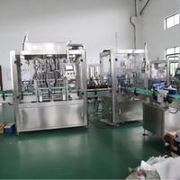 Ligne de remplissage automatique de 200ml 500ml 1000ml pour machine d'embouteillage chimique de boisson shampooing liqueur avec étiquetage de capsulage