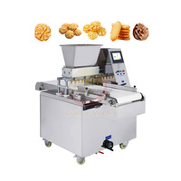 Machine de remplissage automatique de crème de dépôt de glaçage de décoration de tasses de gâteaux avec emporte-pièce de contrôle PLC