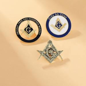 Fabrieksgemaakte badges van zinklegering met aangepast logo, vrijmetselaarspinnen, Lions Club pins, aangepaste hard- en zacht-emaille pins voor jubileum- en promotionele geschenken - Product Image 6