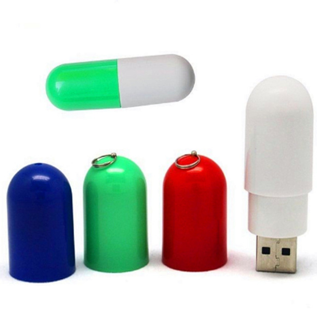 Personalized Creative Hospital Gift Medical USB Flash Drive 16GB LOGO Capsule Pill Design Promotional USB Flash Drive Wholesale