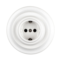 Prise murale en porcelaine vintage européenne, norme européenne, pour prises murales en céramique blanches de norme allemande, avec certification CE