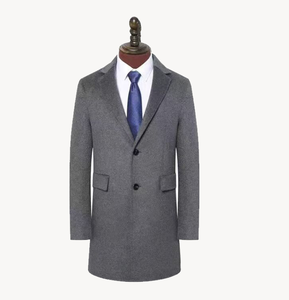 Veste de <span class=keywords><strong>costume</strong></span> en cachemire mélangé de luxe italien NARI, coupe courte <span class=keywords><strong>et</strong></span> ajustée, style décontracté <span class=keywords><strong>et</strong></span> professionnel, vêtements d'hiver pour hommes - Product Image 3