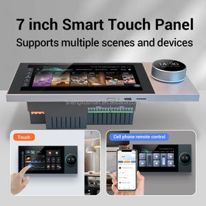 Amplificateur mural à 8 canaux Lecture à deux zones de <span class=keywords><strong>7</strong></span> pouces à écran tactile Système de musique de fond intelligent Prise <span class=keywords><strong>en</strong></span> charge de Google Play - Product Image 5