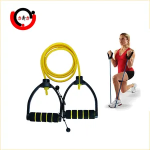 2024 New Libenli Sport individueller Yoga Latex 20 Pfund mittlere Größe einstellbare Widerstandstrainings elastisches Fitnessrohr-Bänder-Set