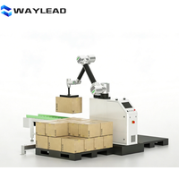 Solution de ligne de production de palettisation industrielle entièrement automatique, palettiseur, système de palettisation robotisé personnalisé
