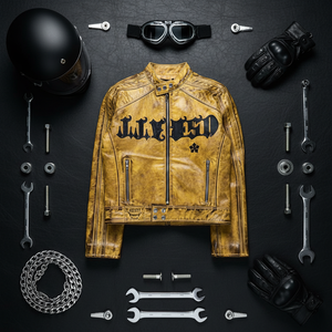 <strong>YT</strong> Custom Motorcycle Cropped Jacket Embroidery Print Zip up Streetwear Motorbike Leather Jacket Men - Product Image 1