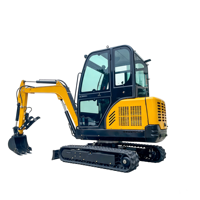 Excavadora Kubota de Gran Potencia, Miniexcavadora sin Cola, Fácil de Operar, Equipo Agrícola de Alta Eficiencia para Jardinería