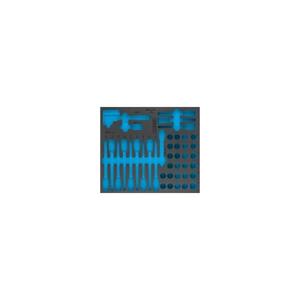 HAZET - 163-545L Inserto de espuma suave de 2 componentes para 163-545 - EAN 4000896223664 TALLERES RODANTES BANDEJAS VACÍAS - Product Image 1