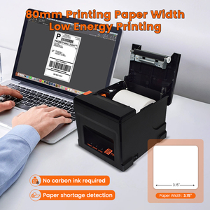Luckydoor P-80M giá rẻ 80 mét Máy in nhiệt tốc độ nhanh máy in hóa đơn nhiệt máy in xách tay - Product Image 3