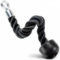 Attachement de câble de corde de triceps de luxe de sport Attachements de machine d'exercice Système de poulie Corde de traction de gymnastique avec mousqueton
