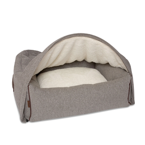 Personalizado de lujo acogedor <span class=keywords><strong>Sherpa</strong></span> polar Snuggle cueva mascota cama extraíble cueva gato perro cama - Product Image 3