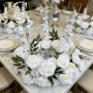 Couronne de fleurs en soie <span class=keywords><strong>personnalisée</strong></span> JC, design floral sur mesure pour événements haut de gamme - Product Image 1
