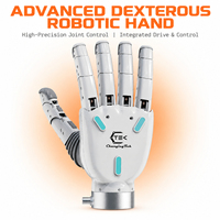 Main robotique à 5 doigts CTDH5FS pour l'automatisation en laboratoire, la manipulation précise et la manipulation des expériences