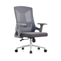 Chaise de bureau pour personnel, dossier haut, vert, maille respirante, pivotante, hauteur réglable, chaise ergonomique pour ordinateur, pour une longue durée d'assise