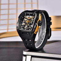 Montre mécanique pour homme Pagani Design PD-YS018, cadran squelette tendance, verre saphir, automatique, étanche 50 m, montres squelette pour homme