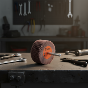 Ttake Abrasive Cloth Flap <b>Wheel</b> 30x20 Mm 6 Mm Shaft 180 Grit For <b>Grinding</b> - Product Image 3