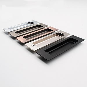 Invisible embedded concealed pull handle concealed latch slot drawer concealed pull handle zinc alloy cabinet <b>door</b> handle - Product Image 4