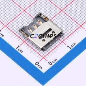 NANO-SIM-507 SIM Card Connector SMD Connector Flip Cover Type Nano SIM Card Card Holder 1.5mm - Product Image 1