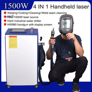 Nouvelle machine de soudage au laser à fibre portative 1500w 3000w à prix d'usine, refroidie par air, pour aluminium, portable 4 en 1 - Product Image 5