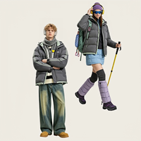 Veste d'extérieur pour homme avec logo personnalisé, veste d'hiver chaude pour homme, veste en coton épaisse pour homme, veste d'hiver à capuche pour homme, doudoune pour homme