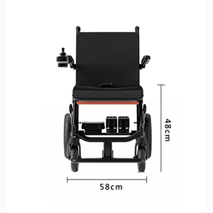 Silla de Ruedas Eléctrica Portátil Ultraligera de 14 kg con Doble Batería de Litio, Sin Escobillas, Silenciosa, Apta para Viajes Aéreos - Product Image 3