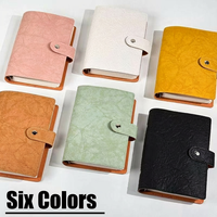 Cuaderno A6 con Anillas, Cuaderno de Cuero Personalizado, Diario Personalizado, Útiles Escolares, Agenda, Diario