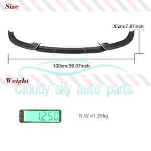 <span class=keywords><strong>Prix</strong></span> Usine 3 Pièces Kits Carrosserie Lame de Pare-chocs Avant en Fibre de Carbone pour A5 S5 B9 2017 2018 2019 - Product Image 3