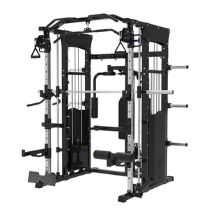 Home Use All-in-One Fitness Equipment Multi-Functional Smith <strong>Machine</strong> Gym Station Smith <strong>Machine</strong> Gym <strong>Machine</strong> - Product Image 1