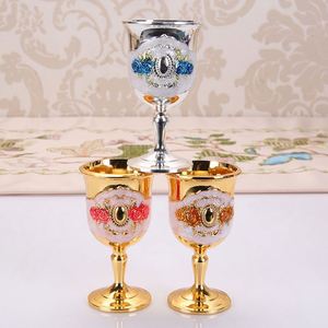 Calici Medievali Regalo, Coppa per Comunione, <span class=keywords><strong>Calice</strong></span> Vintage, Calici Reali per Vino, <span class=keywords><strong>Calice</strong></span> Dorato, <span class=keywords><strong>Calice</strong></span> Vintage per Vino, Bicchieri <span class=keywords><strong>da</strong></span> Vino Stile Europeo - Product Image 6