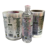 Étiquette personnalisée, impression adhésive double face, étiquette transparente pour eau minérale, impression d'autocollants en PVC pour boissons, logo, couleur laser