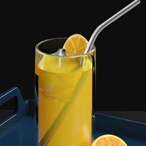 Ouyada ชุดหลอดดูดน้ำสแตนเลสพร้อมแปรงทำจากโลหะใช้ใหม่304โลโก้ที่กำหนดเองเป็นมิตรต่อสิ่งแวดล้อมใช้ซ้ำได้ - Product Image 4