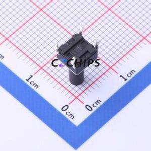 TS-KG02-BB115F Tactile Switch Through hole Component THT-4P,6x6mm Switch Single Pole Single Throw Round Button 2.5N Through Hole - Product Image 2