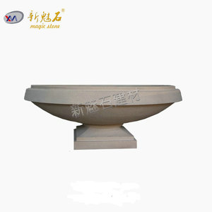 Nueva Maceta de Piedra Mágica GRC, Estilo Europeo, para Exteriores, para Proyectos de Jardinificación en Hoteles, Centros Comerciales y Propiedades Inmobiliarias - Product Image 5