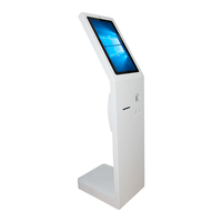 Kiosque en libre-service sur pied de 21,5 pouces avec imprimante thermique et lecteur de code QR, écran tactile, kiosque de paiement