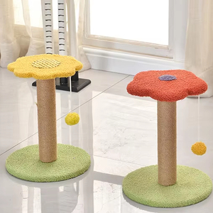 Blumen förmiger Katzen kriech rahmen Niedlich Ein kleiner Kratz baum Sisal säule Haustier bedarf Katze Interaktives Spielzeug. - Product Image 5