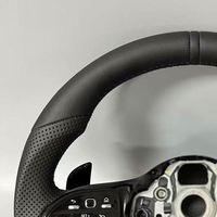 Volant de voiture entièrement en cuir pour Mercedes-Benz GLC GLE450 A45 C43 C63 C450 S63 E63 W204 W205 W213 W222 A250 W211 W212