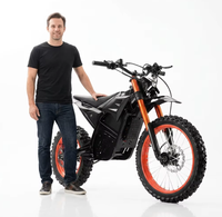 Venta al por mayor de fábrica: Bicicleta eléctrica todoterreno para adultos con motor de caja de cambios QS de 72V 22.5Ah 2000W, freno hidráulico IPX6 de 130 kg, ISO B2B