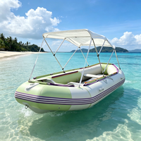 Bateau pneumatique rigide électrique de haute qualité pour la pêche en mer, la navigation et le dérive, en PVC, 8 personnes