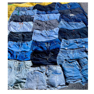 Ukay Ukay Bale Second hang Jeans Au-dessus du genou pour dames Taille haute Ukay Summer HW Jean Shorts pour femmes Used Women's Denim Shorts - Product Image 1