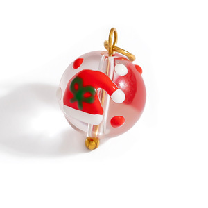 Christmas Themed Pendants Cartoon Reindeer Santa Claus Snowflake DIY Jewelry Accessories For Necklace Gift 80-110 Characters - Product Image 4