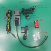 Cámara de salpicadero de doble lente 4G LTE con GPS y SIM frontal/trasera MDVR Black Box para seguimiento en tiempo real