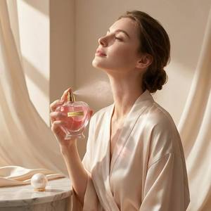 <span class=keywords><strong>Perfume</strong></span> de Lujo de Marca Privada, Botella en Forma de Corazón, Logotipo Personalizado OEM, Fragancia Intensa de Peonía y <span class=keywords><strong>Rosa</strong></span>, Tapa <span class=keywords><strong>Rosa</strong></span> <span class=keywords><strong>Perla</strong></span>, EDP - Product Image 2