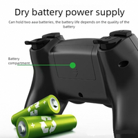 Contrôleur de jeu sans fil 2.4G compatible avec PC/TV Box faible latence portée de 8 mètres écologique KM019 Dual Joysticks