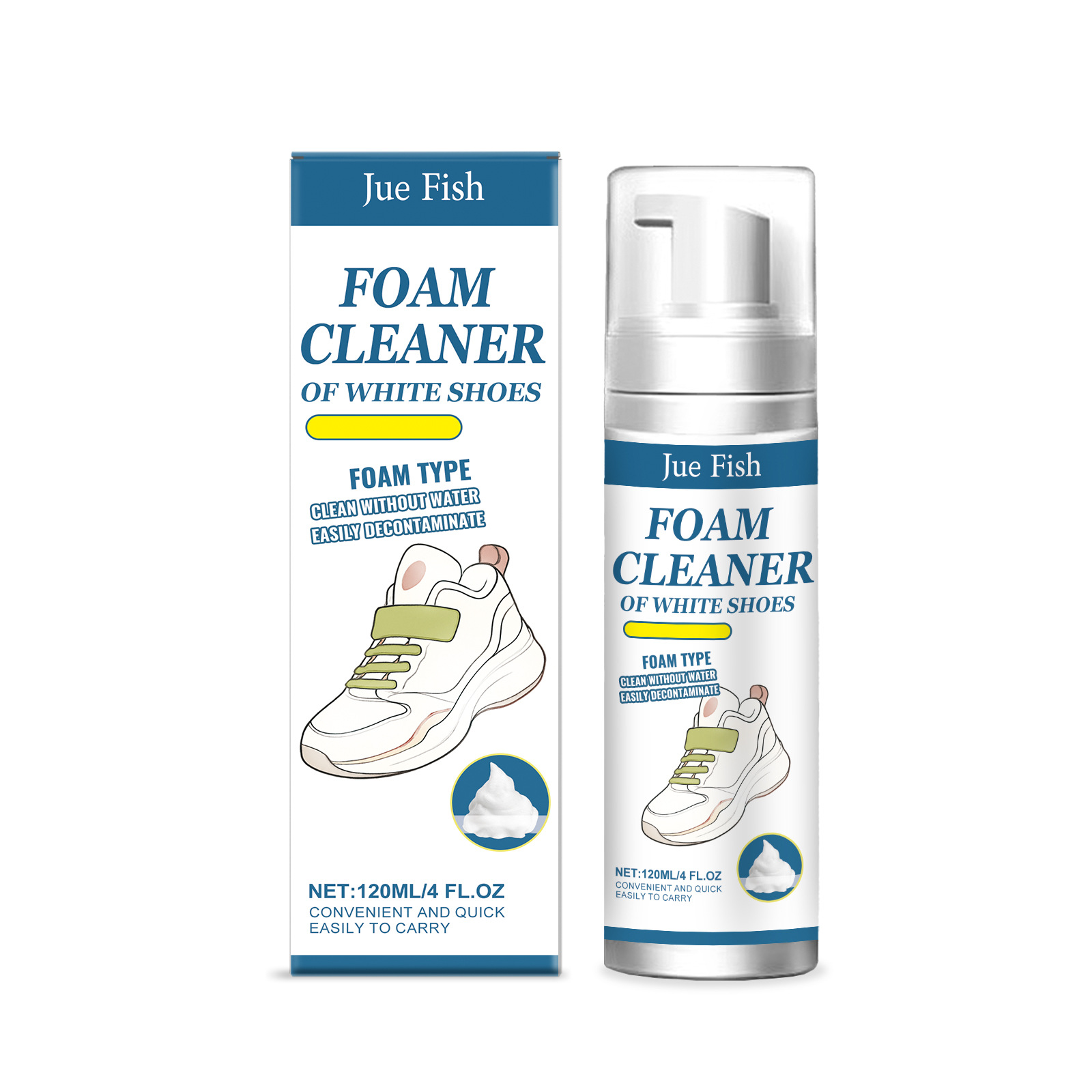 JUE FISH A5261 White Shoe Foam Cleaner - Product Information, Usage Reviews