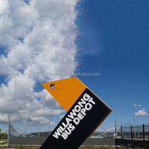 Panneaux d'affichage numériques, totems et panneaux pylon, enseignes extérieures en métal rétroéclairées, panneaux pylon pour hôpitaux - Product Image 4